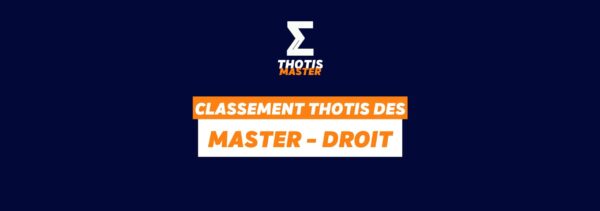 Classement Master droit