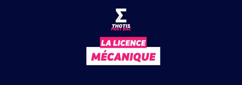 Licence Mécanique