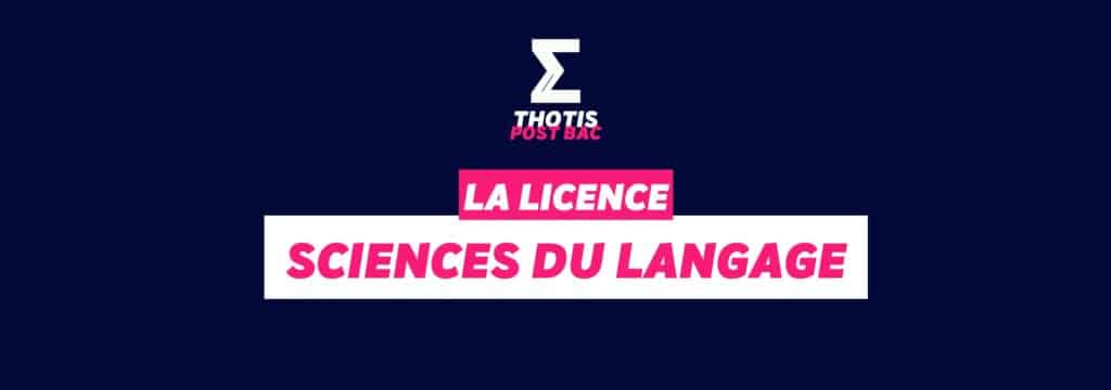 Licence Sciences du Langage