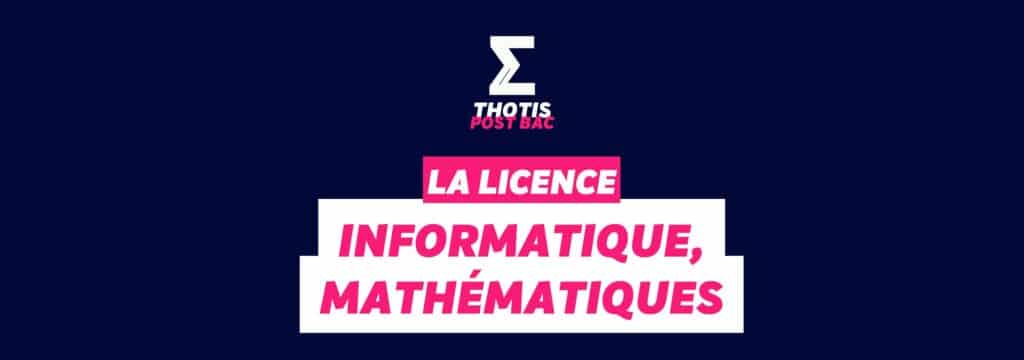 Licence Informatique, Mathématiques