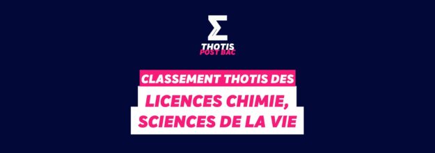 Classement Thotis - Licence Chimie, Sciences de la Vie