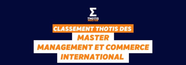 Master Management, commerce inter Classement