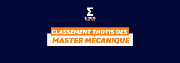Master Mécanique Classement