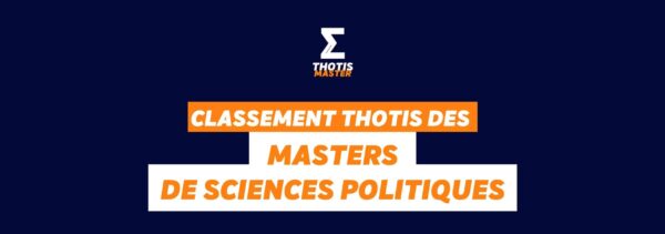 Master sciences politiques Classement