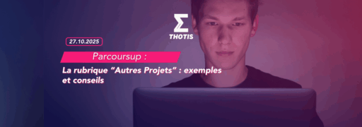 Parcoursup 2026 rubrique Autres Projets