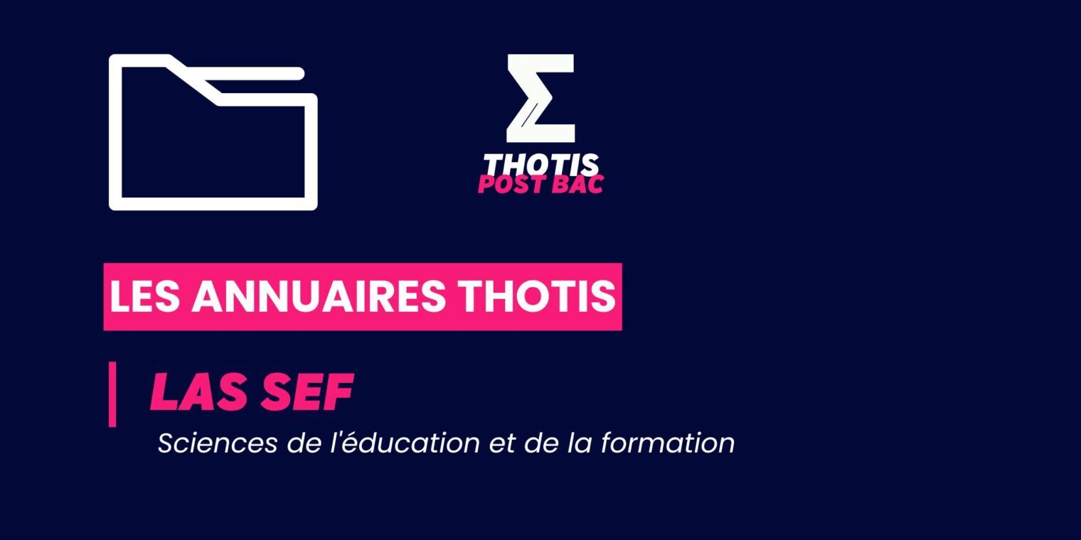 Annuaire Thotis - LAS Sciences de l'éducation et de la formation