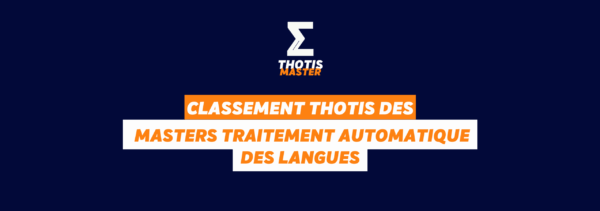 Classement Thotis des masters Traitement automatique des langues