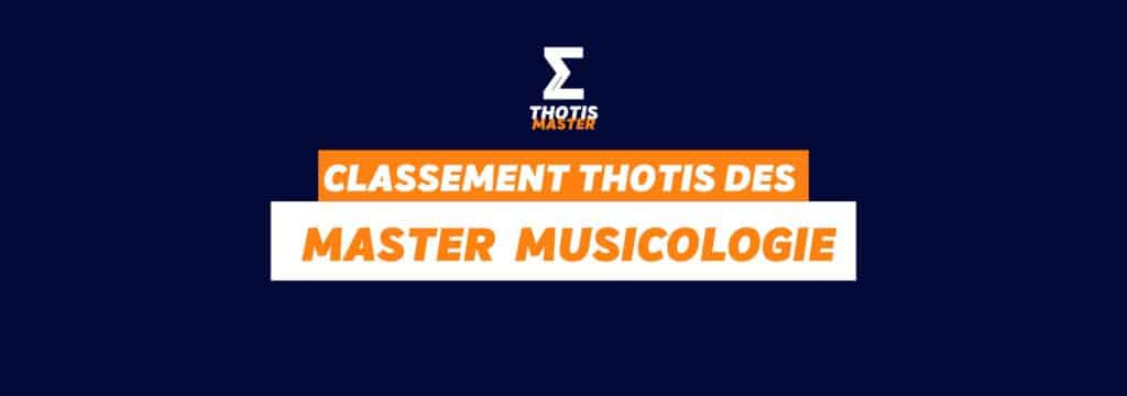 Masters Musicologie