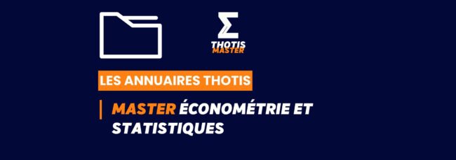 Thotis Annuaire - Master Économétrie et statistiques