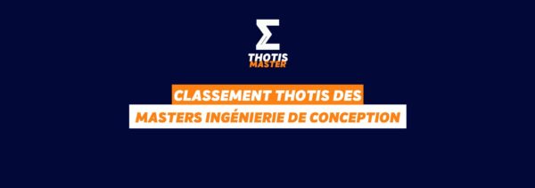 Classement MASTER ingénierie de conception