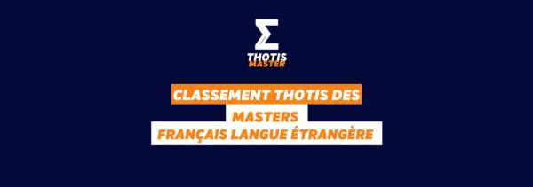 Thotis Classement MASTER Français langue étrangère