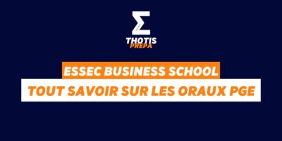 Essec BS oraux PGE