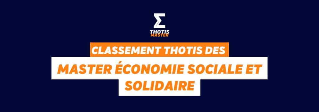 Annuaire master Économie sociale et solidaire