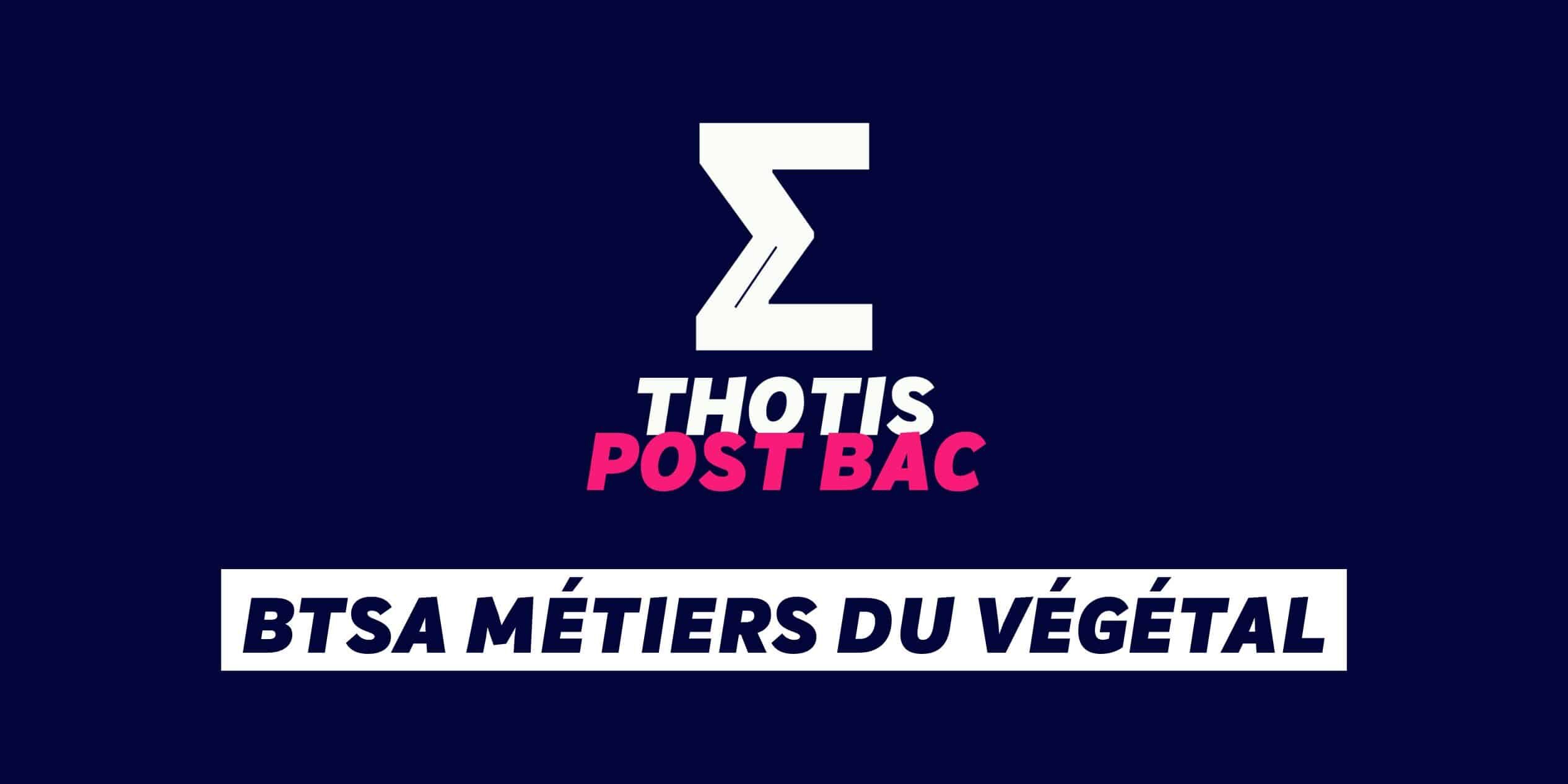 BTSA Métiers du végétal