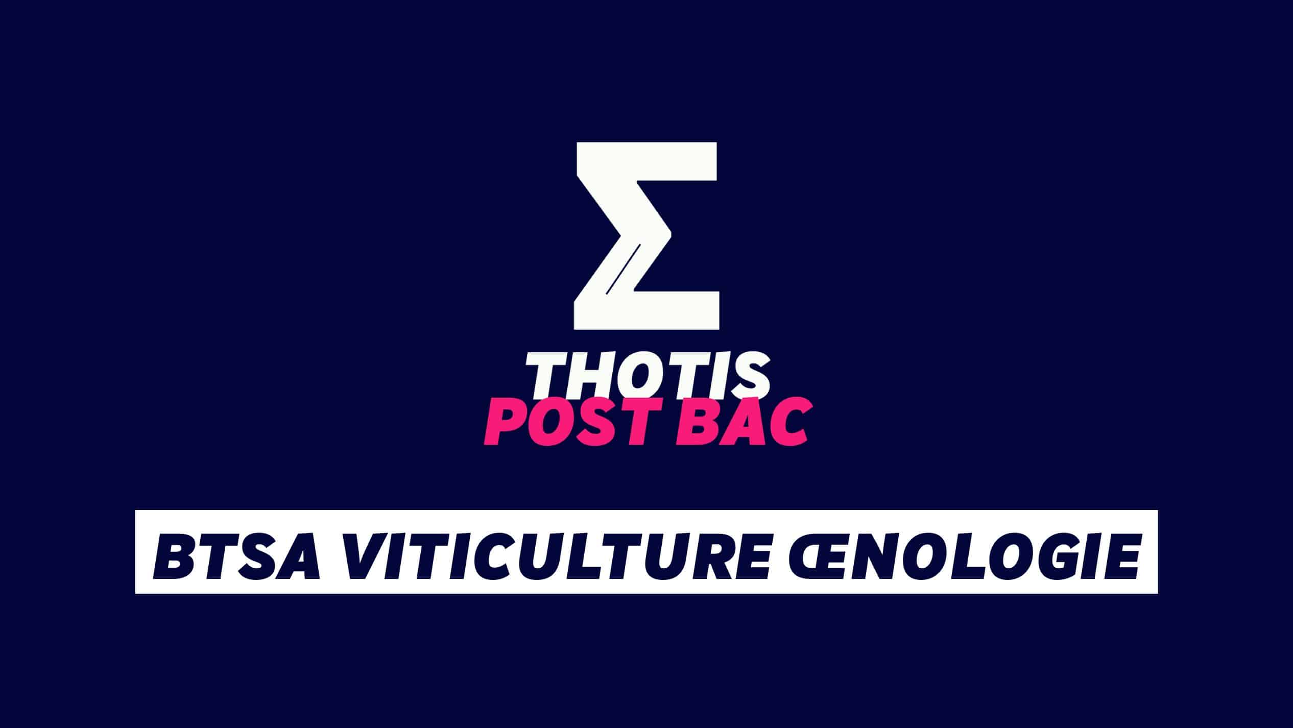 BTSA Viticulture œnologie