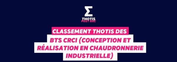 Classement Thotis des BTS CRCI