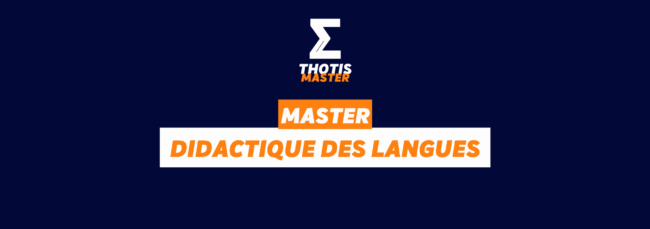 master didactique des langues