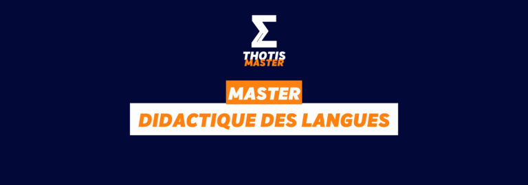 master didactique des langues