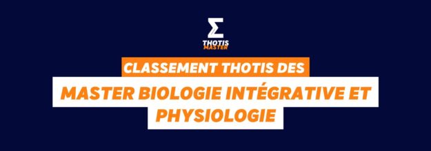 Thotis Annuaire master Biologie intégrative et physiologie