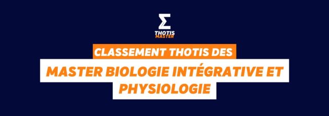 Thotis Annuaire master Biologie intégrative et physiologie