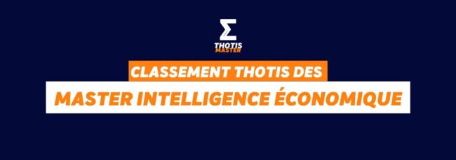 Classement Thotis des masters Intelligence économique en 2025
