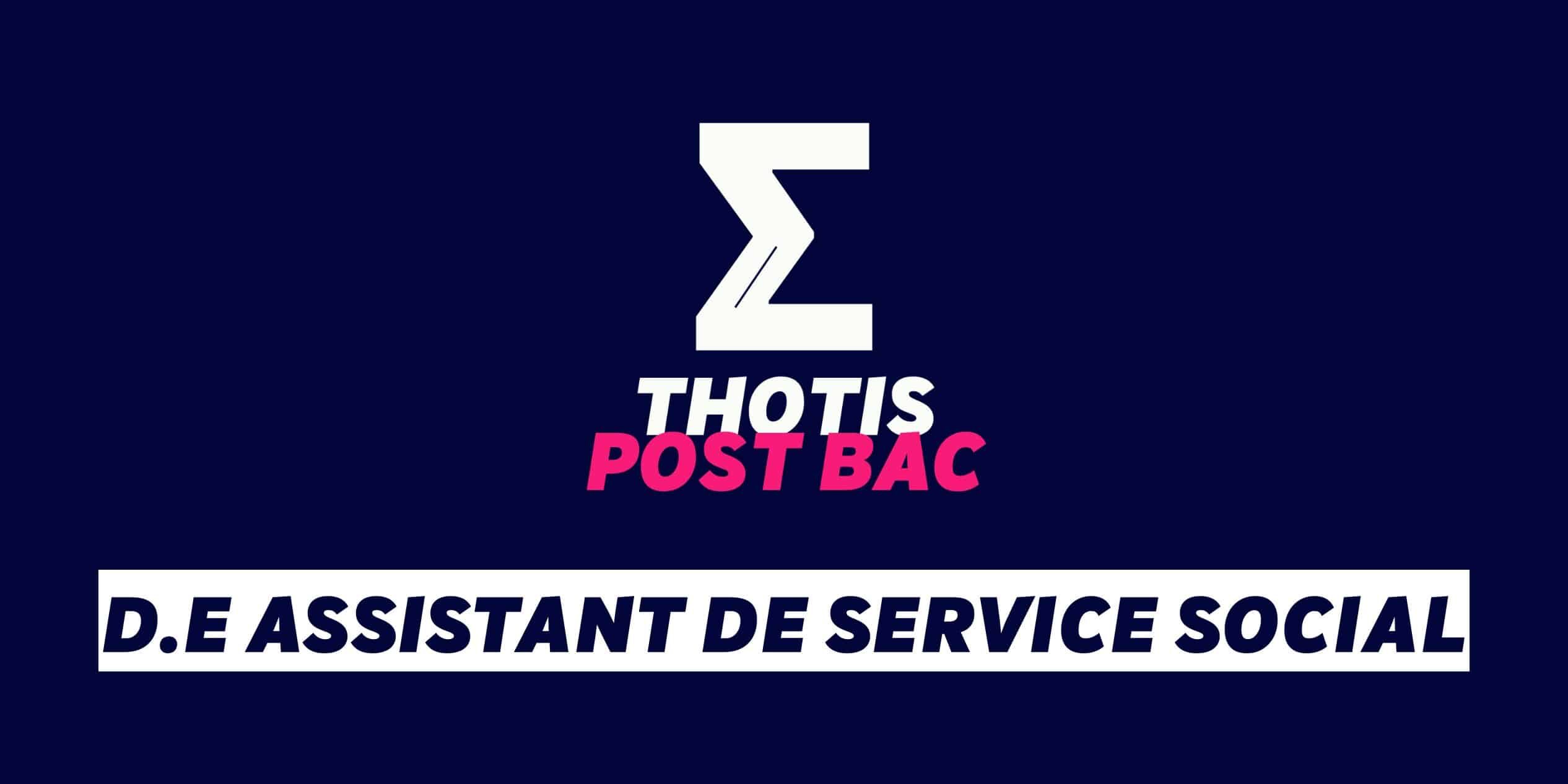 D E Assistant de service social