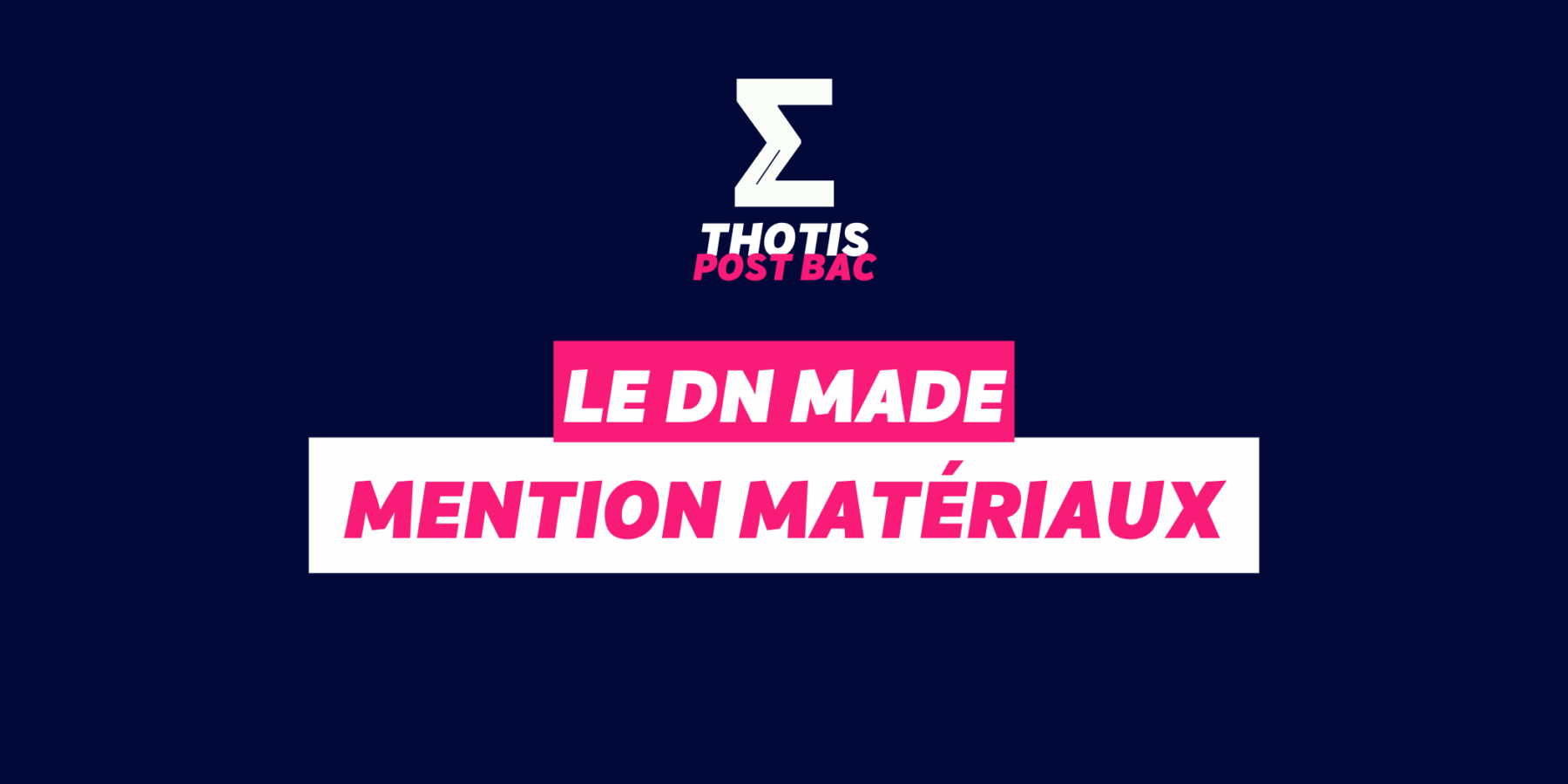 DN MADE Matériaux