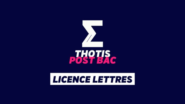 Licence lettres Licence lettres