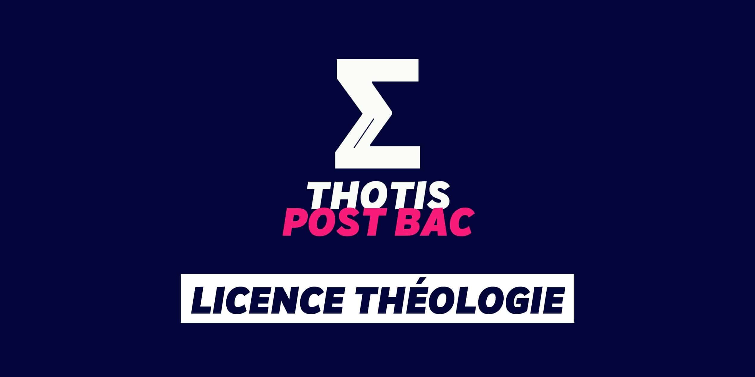 Licence théologie