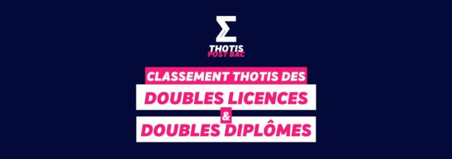 Classement Doubles licences & doubles diplômes