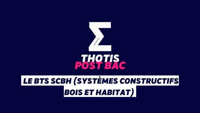 Le BTS SCBH (Systèmes constructifs bois et habitat)