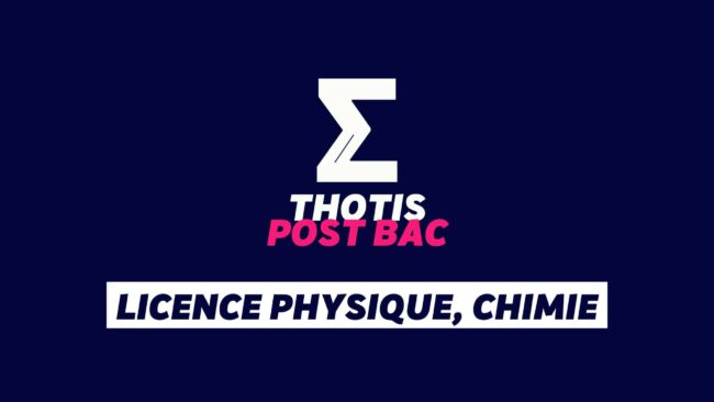 Licence Physique, Chimie
