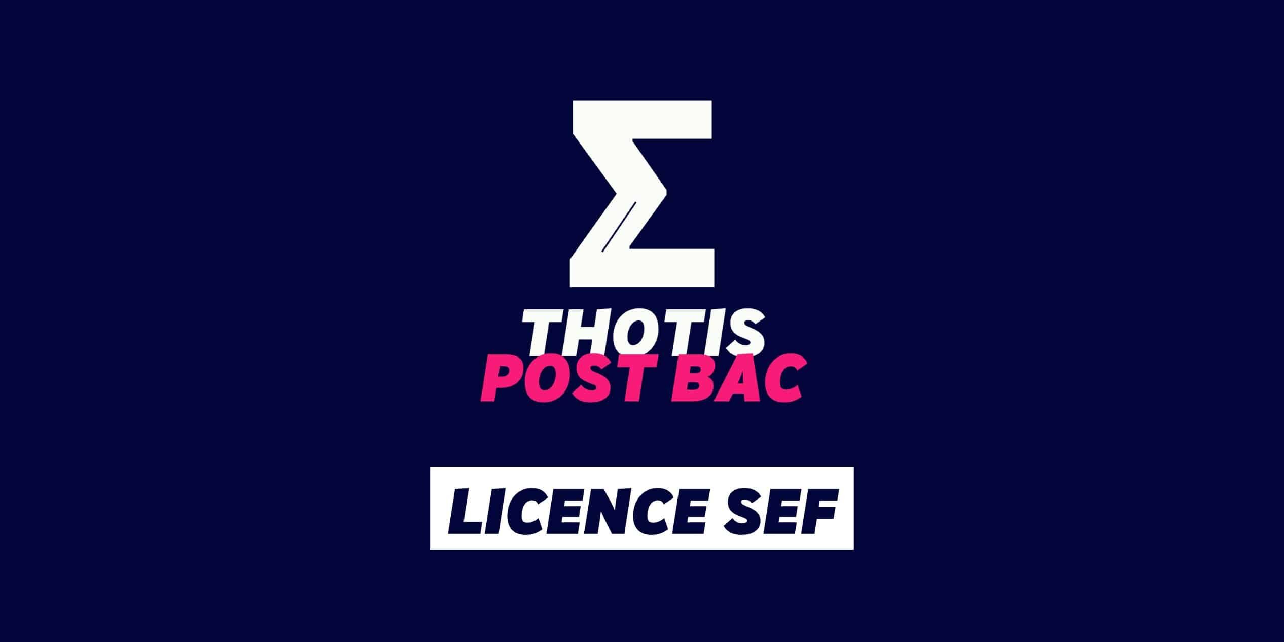 Licence SEF Licence SEF