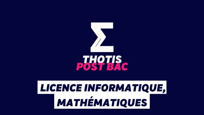 licence Informatique, Mathématiques