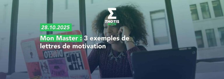 Mon Master 3 exemples de lettres de motivation