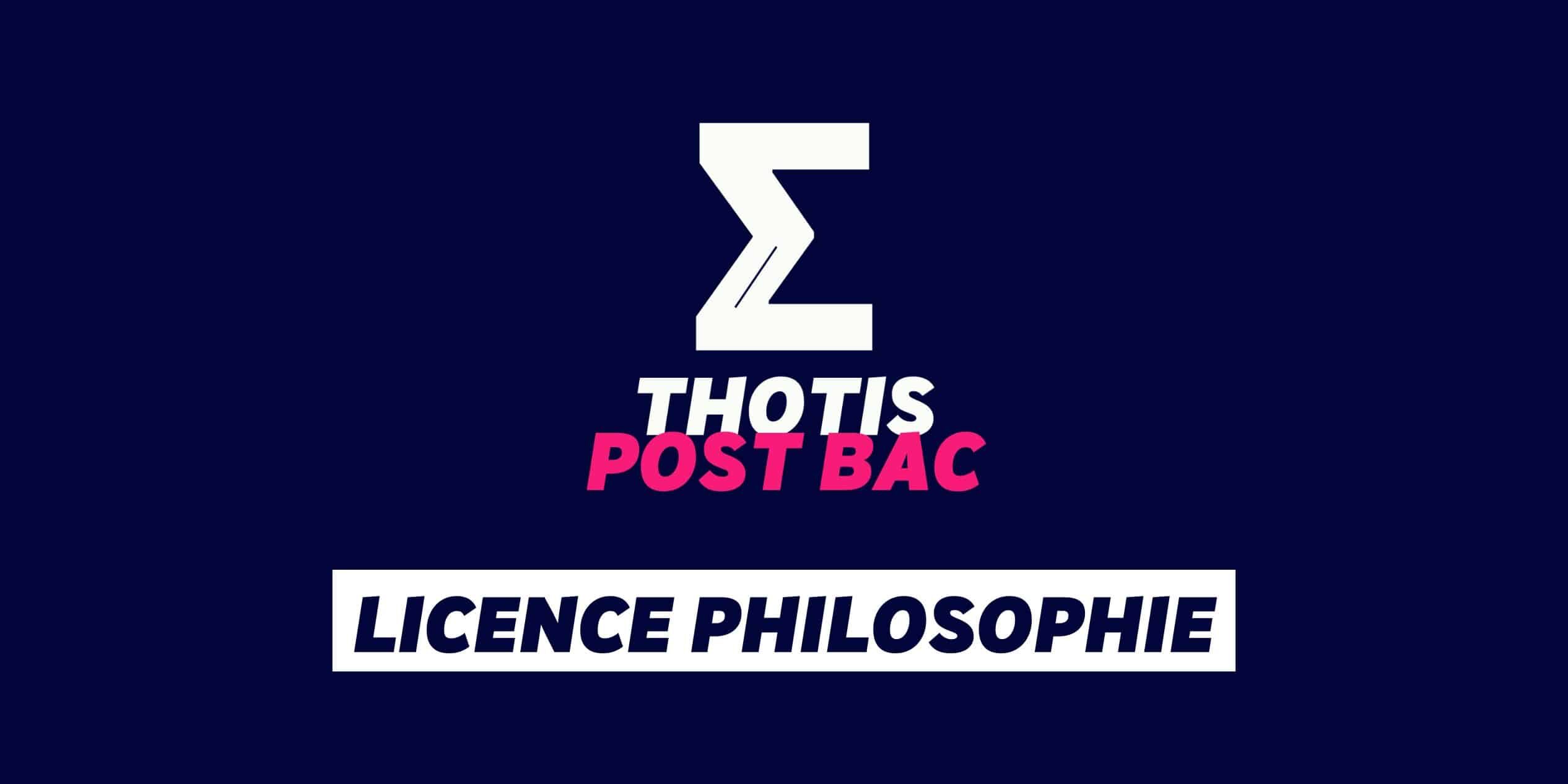 Licence Philosophie Licence Philosophie