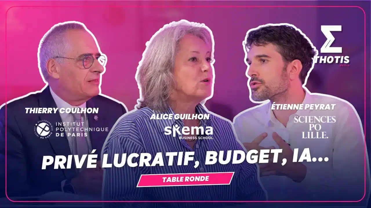 Privé lucratif, difficultés financières, instabilité politique, IA... Table ronde de l'ESR #1 Privé lucratif, difficultés financières, instabilité politique, IA... Table ronde de l'ESR #1