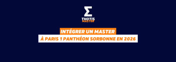 Intégrer un master à l'Université Paris 1 Panthéon Sorbonne en 2026