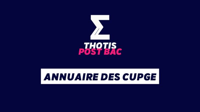 Annuaire des CUPGE