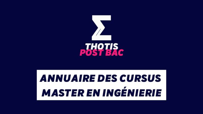 Annuaire des cursus Master en ingénierie