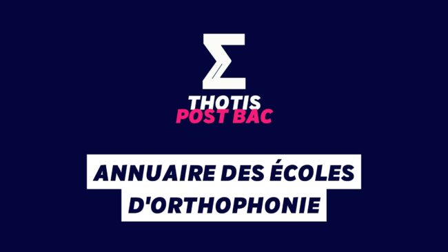 Annuaire des écoles d'Orthophonie