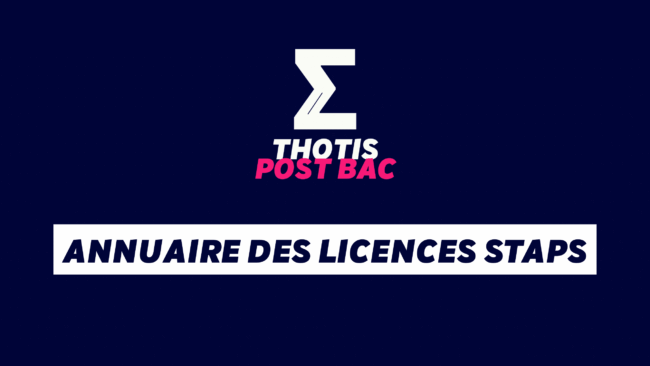 Annuaire des licences staps