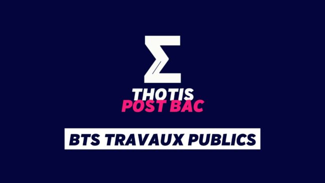 _BTS Travaux Publics BTS Travaux Publics