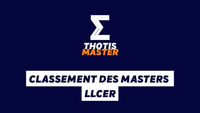 Classement des Masters LLCER