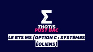 Le BTS MS (option C systèmes éoliens) Le BTS MS option C systemes eoliens