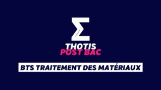 Le BTS Traitement des matériaux Le BTS Traitement des matériaux