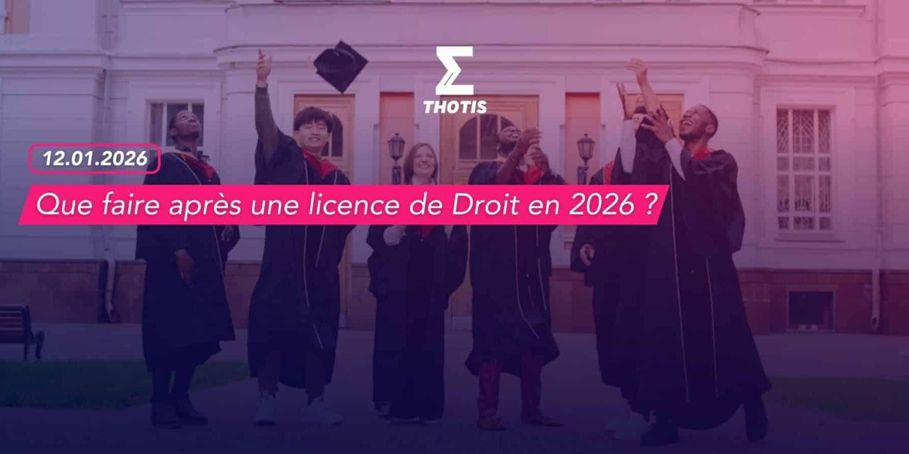Que faire après une licence de Droit en 2026