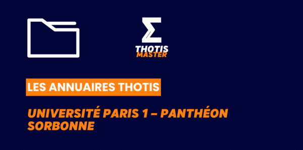 Annuaire Université Paris 1 – Panthéon Sorbonne
