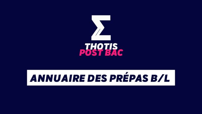 Annuaire des Prépas B/L - Thotis