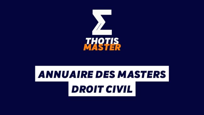 Annuaire des Masters droit civil
